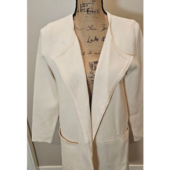 Anrabess Midi Open Front Knit Cardigan Size Medium - Picture 3 of 9